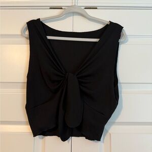 Elegant Black Sleeveless Top